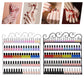 Rangement de vernis à ongles à 5 niveaux Etagère murale en métal Rangement de vernis à ongles à fixation murale Rangement d'huiles essentielles et d'aromathérapie Support de rouge à lèvres (blanc)