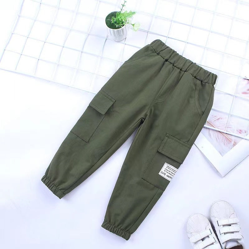 Pantalon cargo en coton pour garçon de 2 à 6 ans