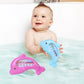 DolDave Shape-Jouet de bain flottant pour bébé, Thermomètre de bain Rose