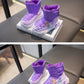 Bottes En Peluche Imperméable Antidérapant Fille Frozen Princesse Elsa 26-37