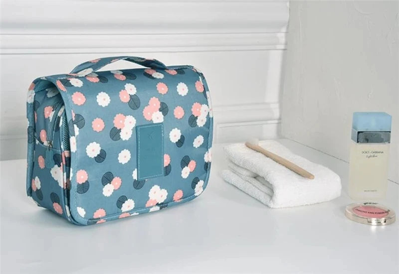 AiQInu Sac Organisateur De Maquillage De Voyage En Nylon Femmes