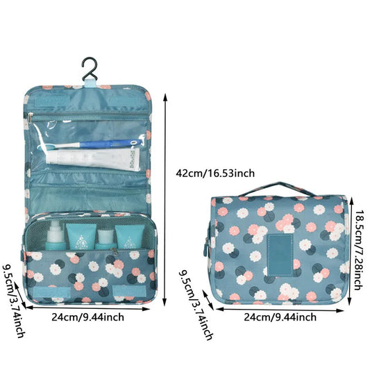 AiQInu Sac Organisateur De Maquillage De Voyage En Nylon Femmes