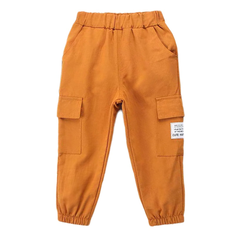 Pantalon cargo en coton pour garçon de 2 à 6 ans