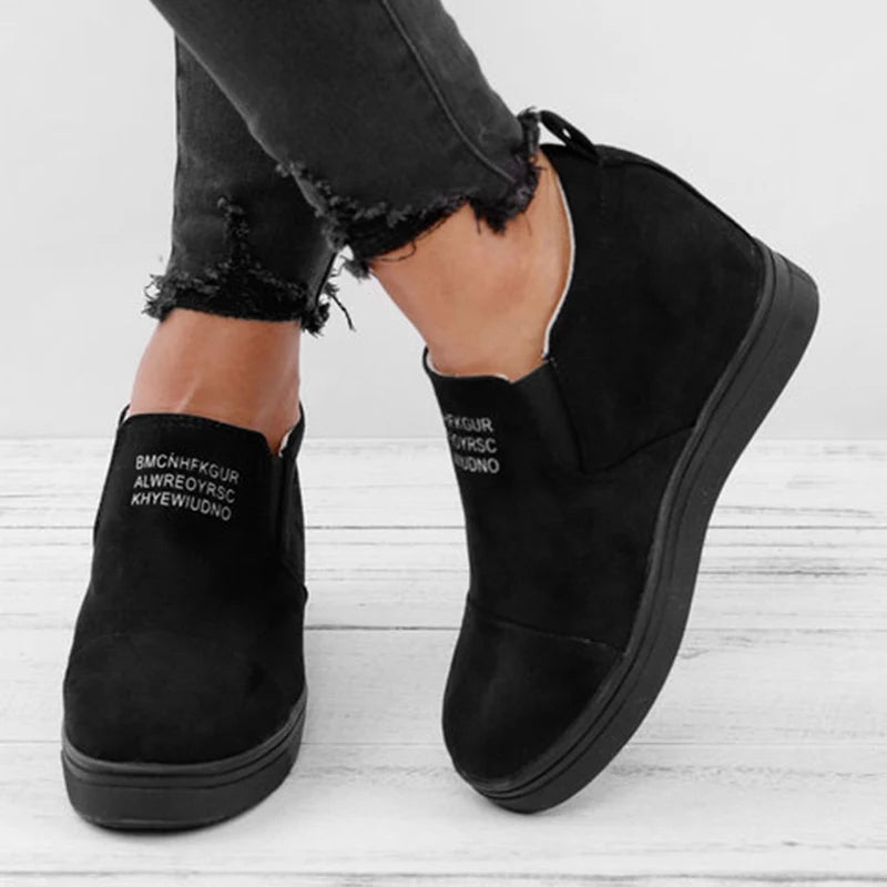 Bottes de  pour femmes  respirant et confortable, daim