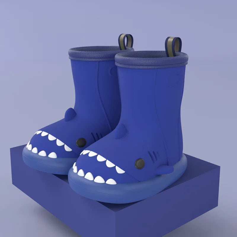 Bottes De Pluie Imperméables Chaussures De Pluie Dessin Animé Requin