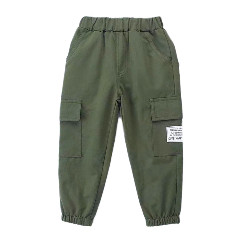 Pantalon cargo en coton pour garçon de 2 à 6 ans