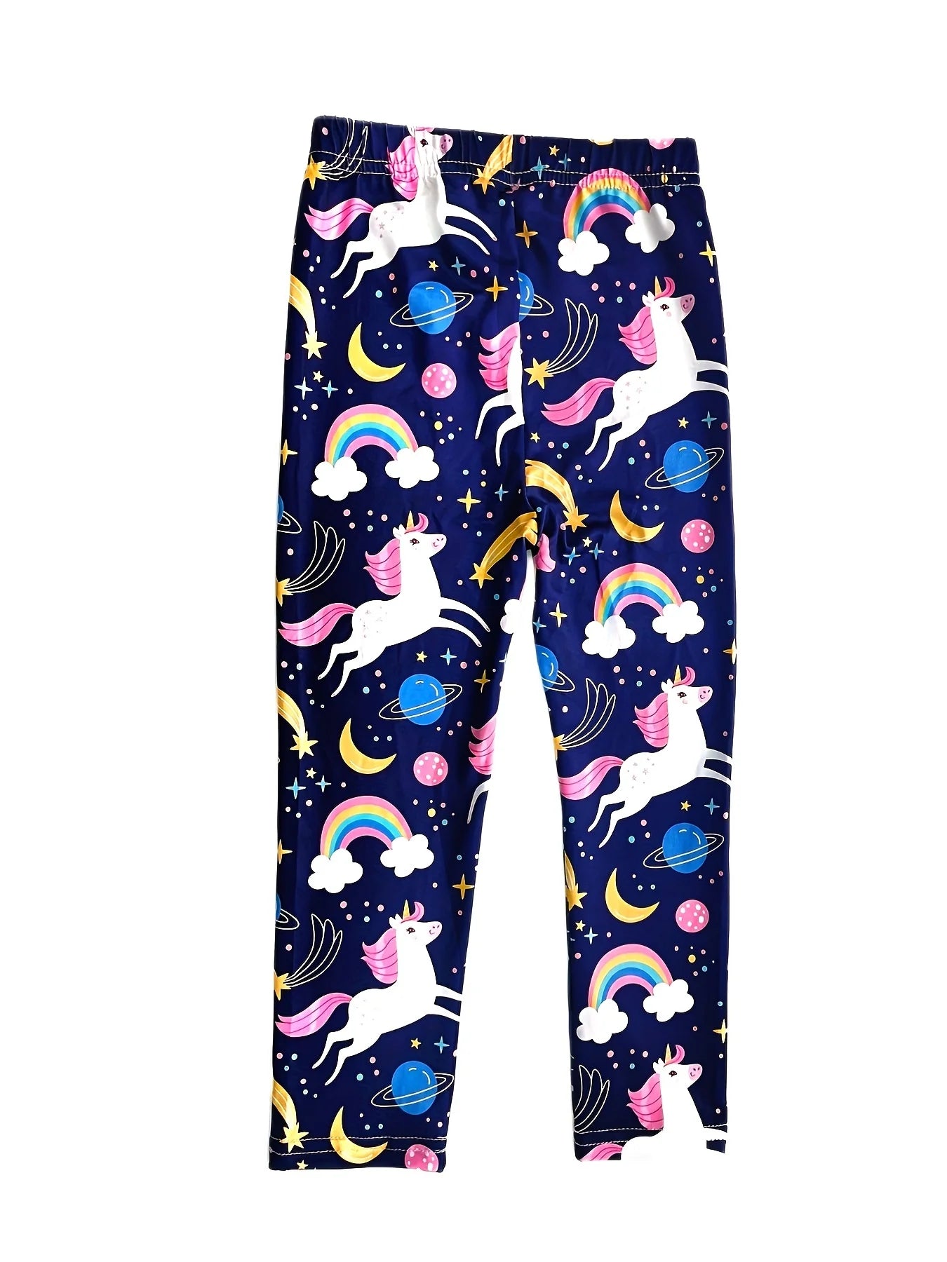 Leggings de Dessin Licorne pour Fille