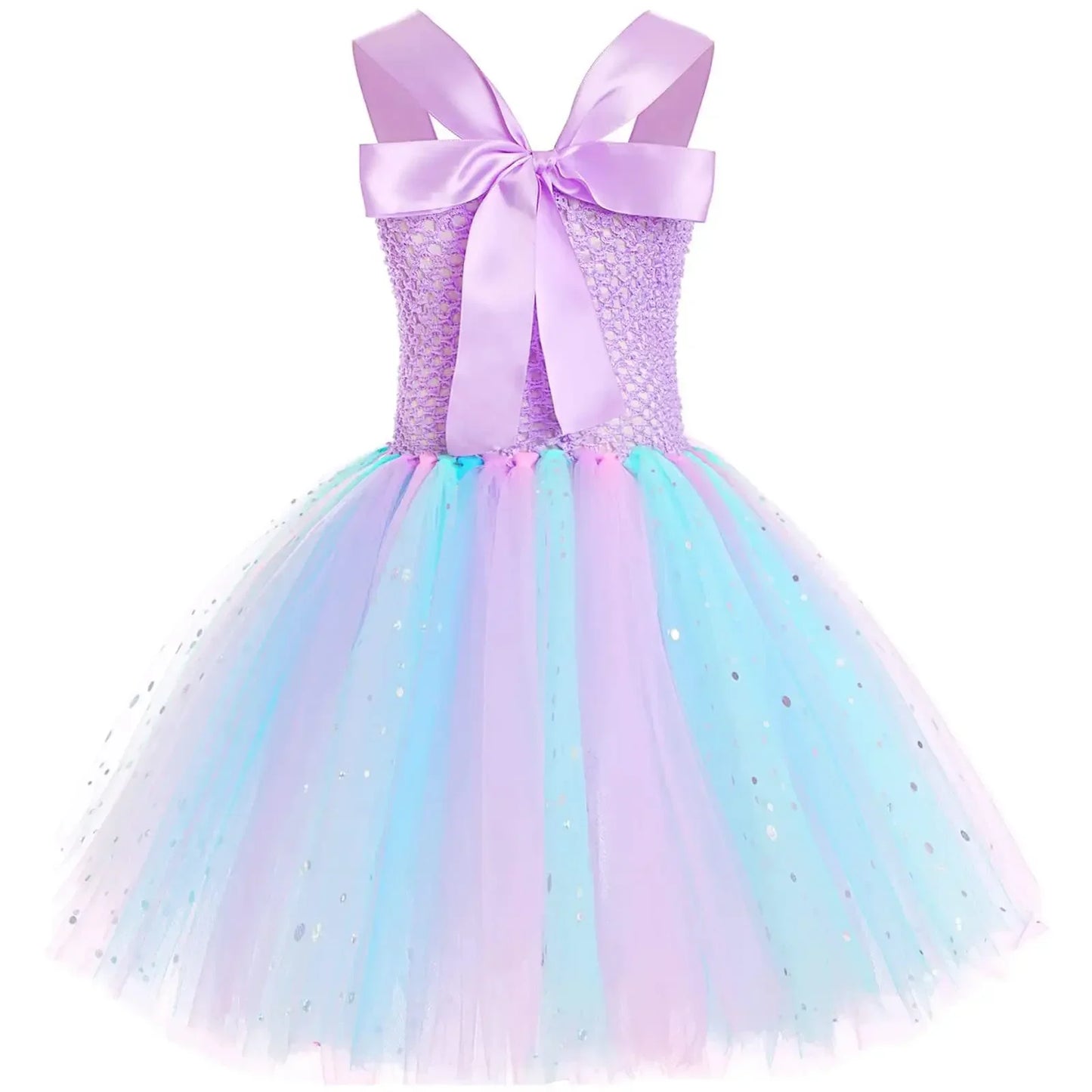 Robe pour Princesse de Sirène avec des lumières LED , Fille 1 - 10 ans