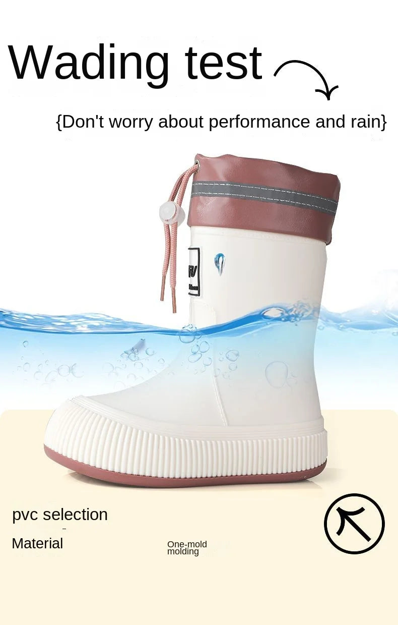 Bottes de pluie imperméables pour fille 34-41