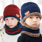 Ensemble bonnet et écharpe de cou pour enfants