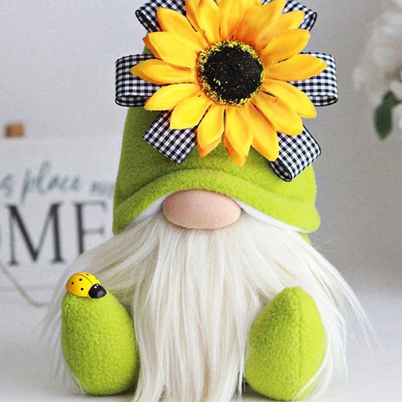 Abeille Gnome Printemps Tournesol Poupée Décor