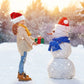 Chapeau de Noël Rouge Pour Adultes Et Enfants