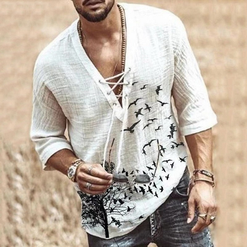 T-SHIRT BLANC D'ETE POUR HOMME.™