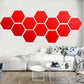 12pcs 3D Hexagone Miroir Mural Autocollant Rose Or DIY TV Fond Salon Autocollants Décoration Murale Chambre Salle de Bain Décoration Intérieure