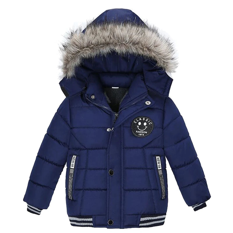 Manteau Fourrure Chaud Enfant Garçon Bébé