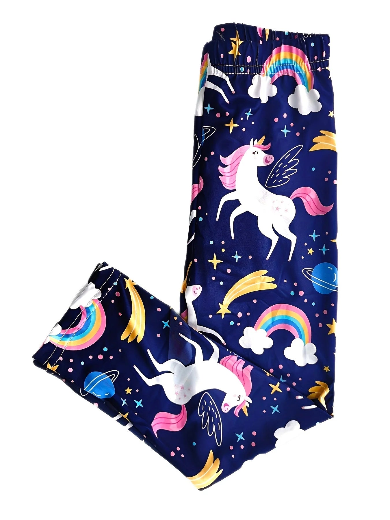 Leggings de Dessin Licorne pour Fille