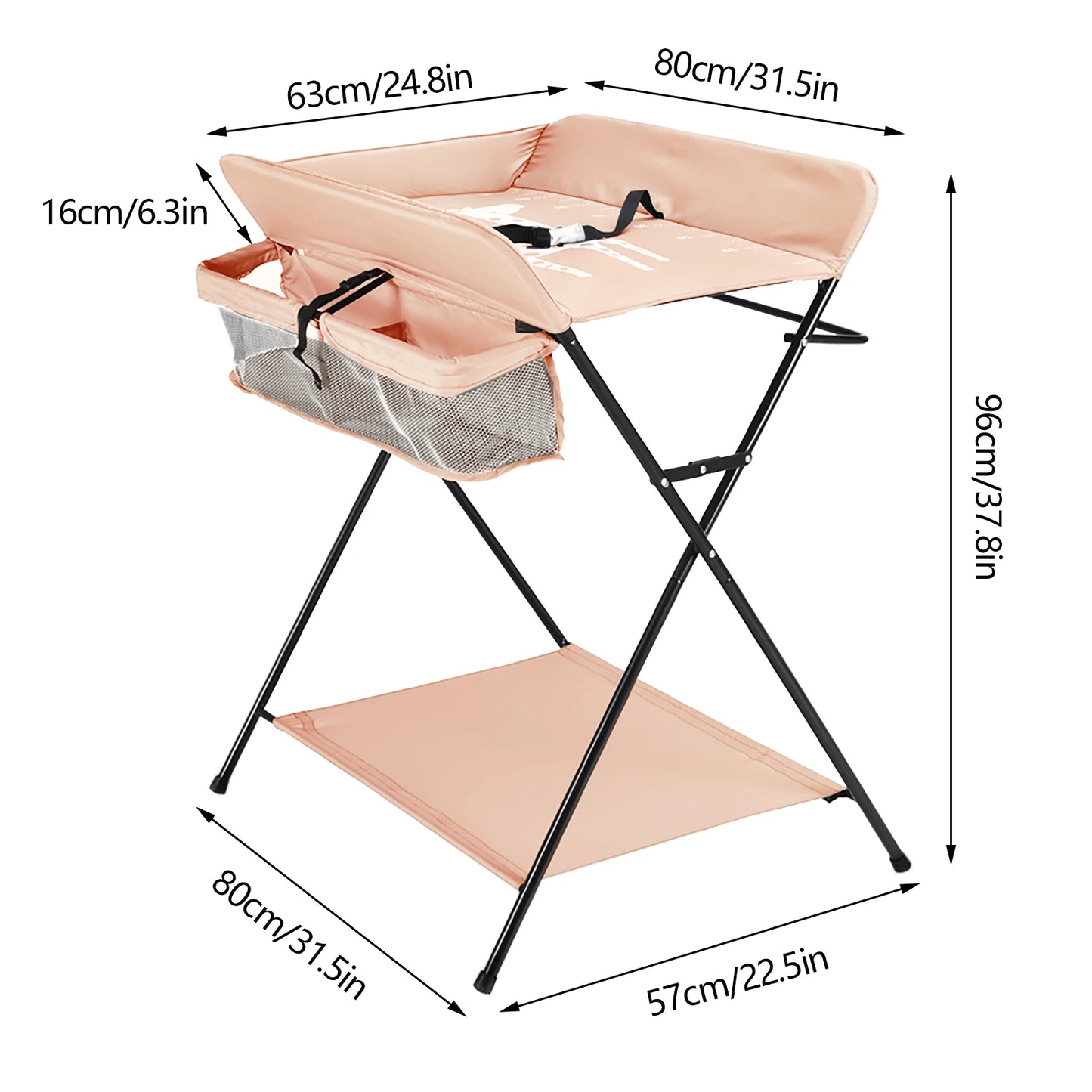 Tables à langer,Table à langer et Baignoire 2 en 1 pour bébé, De la naissance à 12 mois (jusqu'à 15kg), Table à Langer Pliable et Portable Table à Langer pour Bébé