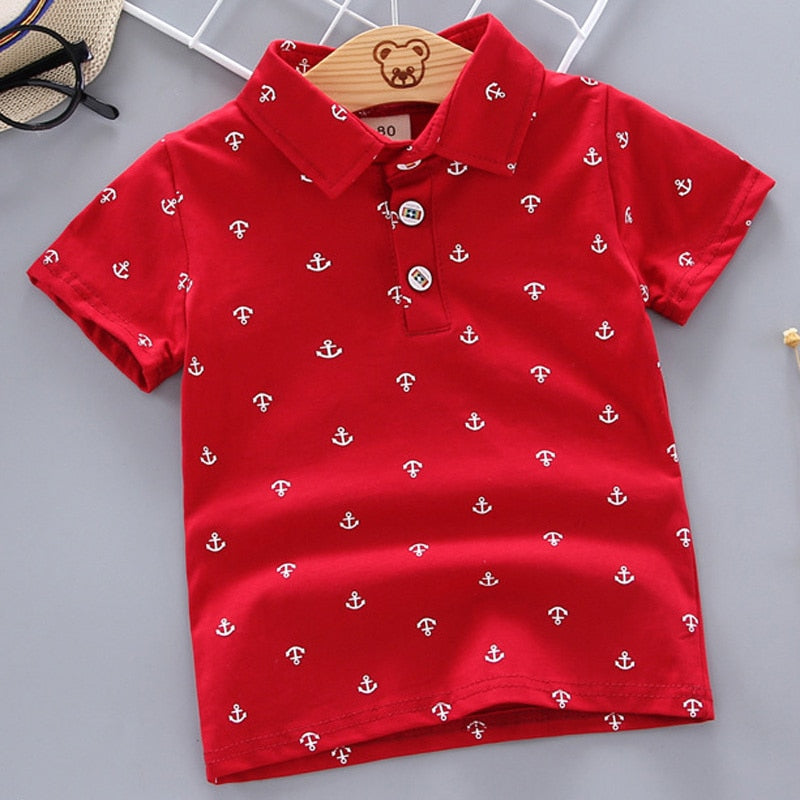 Chemise d'été à manches courtes pour bébés garçons