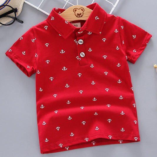 Chemise d'été à manches courtes pour bébés garçons