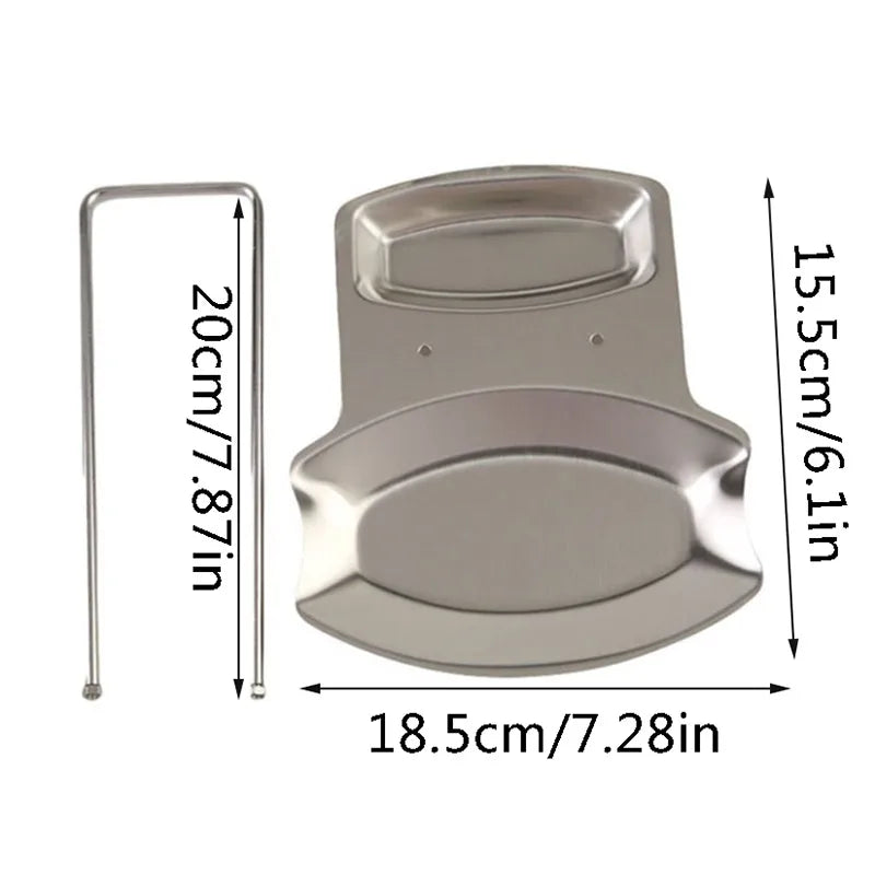 Support de couvercle de casserole en acier inoxydable