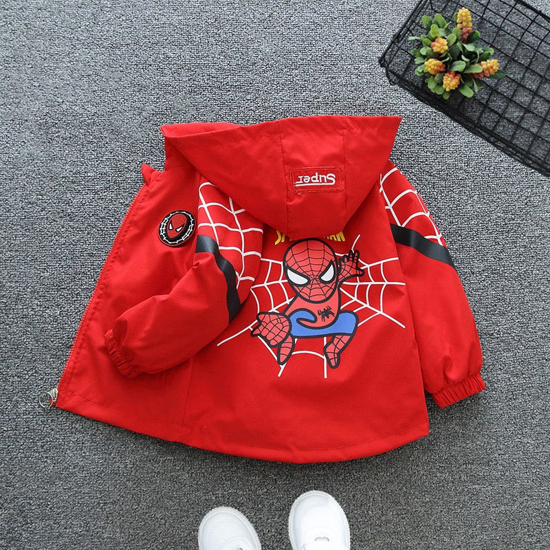 Veste à Capuche de Dessin Spiderman