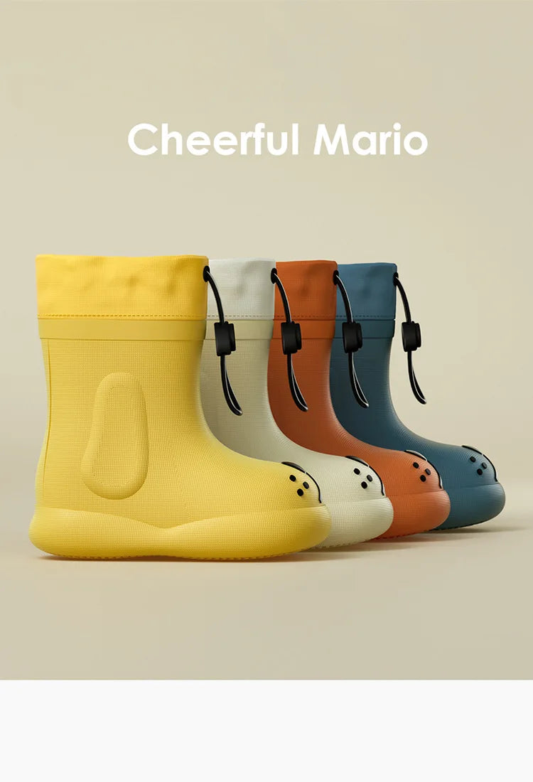 Oligstock - Bottes de pluie imperméables pour enfants