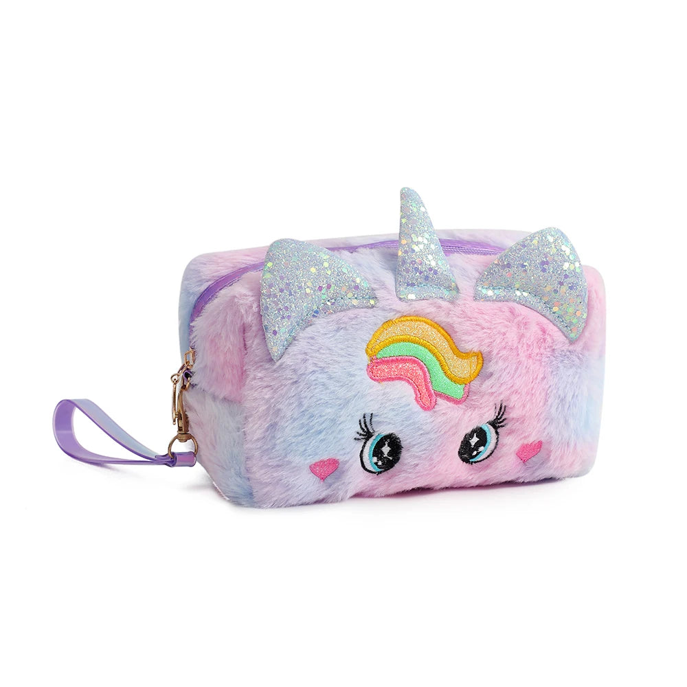 Sac Enfants Stylo Cas Étudiants Fournitures Scolaires Licorne