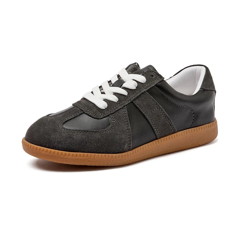 AIYUQI Baskets Femme  Nouveau Cuir Véritable Dames