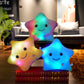 Coussin en peluche Coussin lumineux LED en forme d'étoile En peluche douce 24CM