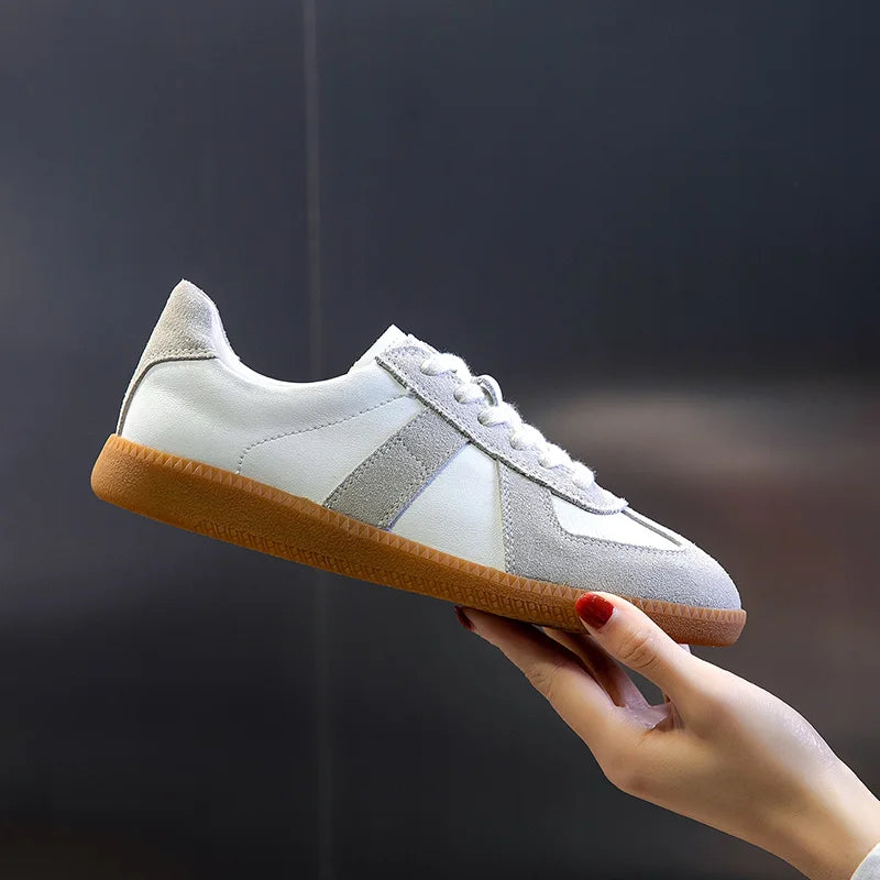 AIYUQI Baskets Femme  Nouveau Cuir Véritable Dames