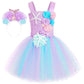 Robe pour Princesse de Sirène avec des lumières LED , Fille 1 - 10 ans