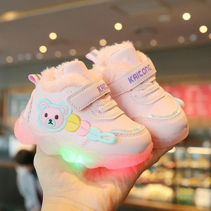 Baskets lumineuses pour fille Mode LED 16-25