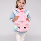 Sac à dos en peluche de dessin animé mignon pour enfants, sac à dos pour fille, sac à livres scolaire, école maternelle et primaire