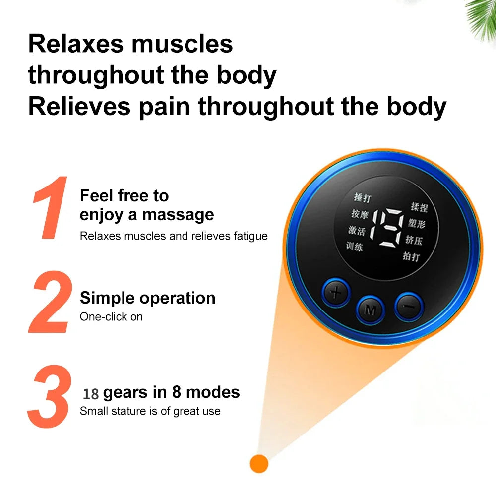 Xiaomi MIJIA-Mini outil de soins de santé corporel portable, masseur de cou, stimulateur de muscles cervicaux du dos, patch d'instituts oto