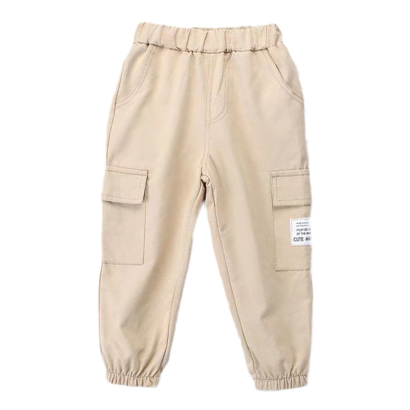 Pantalon cargo en coton pour garçon de 2 à 6 ans