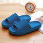 Lucyever Men Women Thick Platform Home Slippers Fashion Non-slip EVA Bathroom Slides Woman Sandals 2022 Summer Soft Flip Flops