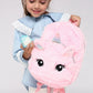 Sac à dos en peluche de dessin animé mignon pour enfants, sac à dos pour fille, sac à livres scolaire, école maternelle et primaire