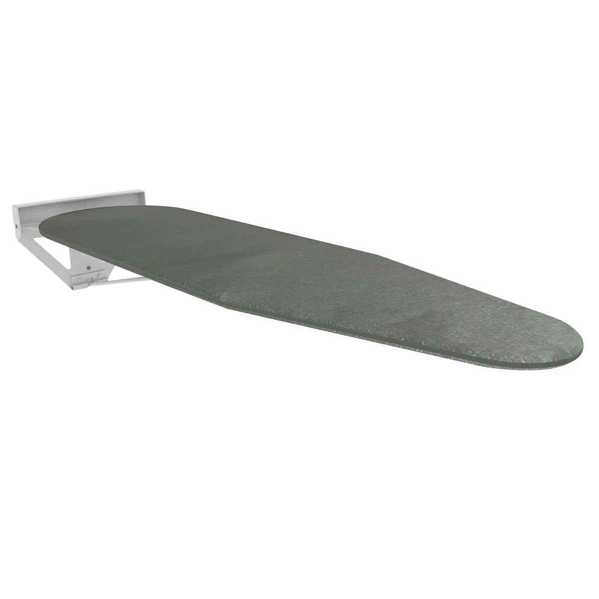 Planche à repasser murale, possède une planche à repasser en duvet pour les petits espaces, gain de place avec tissu en coton, 45 po x 12 po