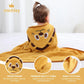 MICHLEY Lion Bambou Bébé Serviette De Bain À Capuche Nouveau-né Mignon Garçons 0-5T