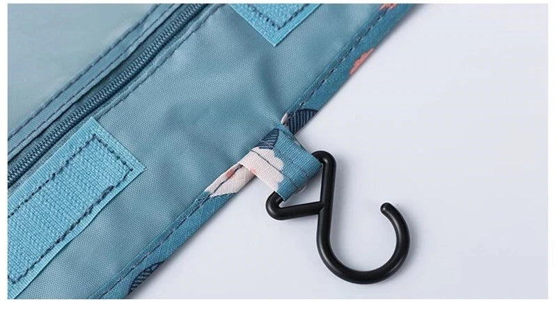 AiQInu Sac Organisateur De Maquillage De Voyage En Nylon Femmes