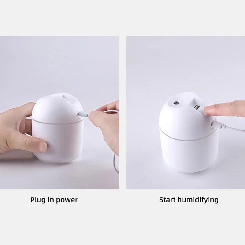 Mini humidificateur d'air USB, diffuseur d'huiles essentielles d'arôme pour la maison et la voiture