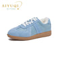 AIYUQI Baskets Femme  Nouveau Cuir Véritable Dames