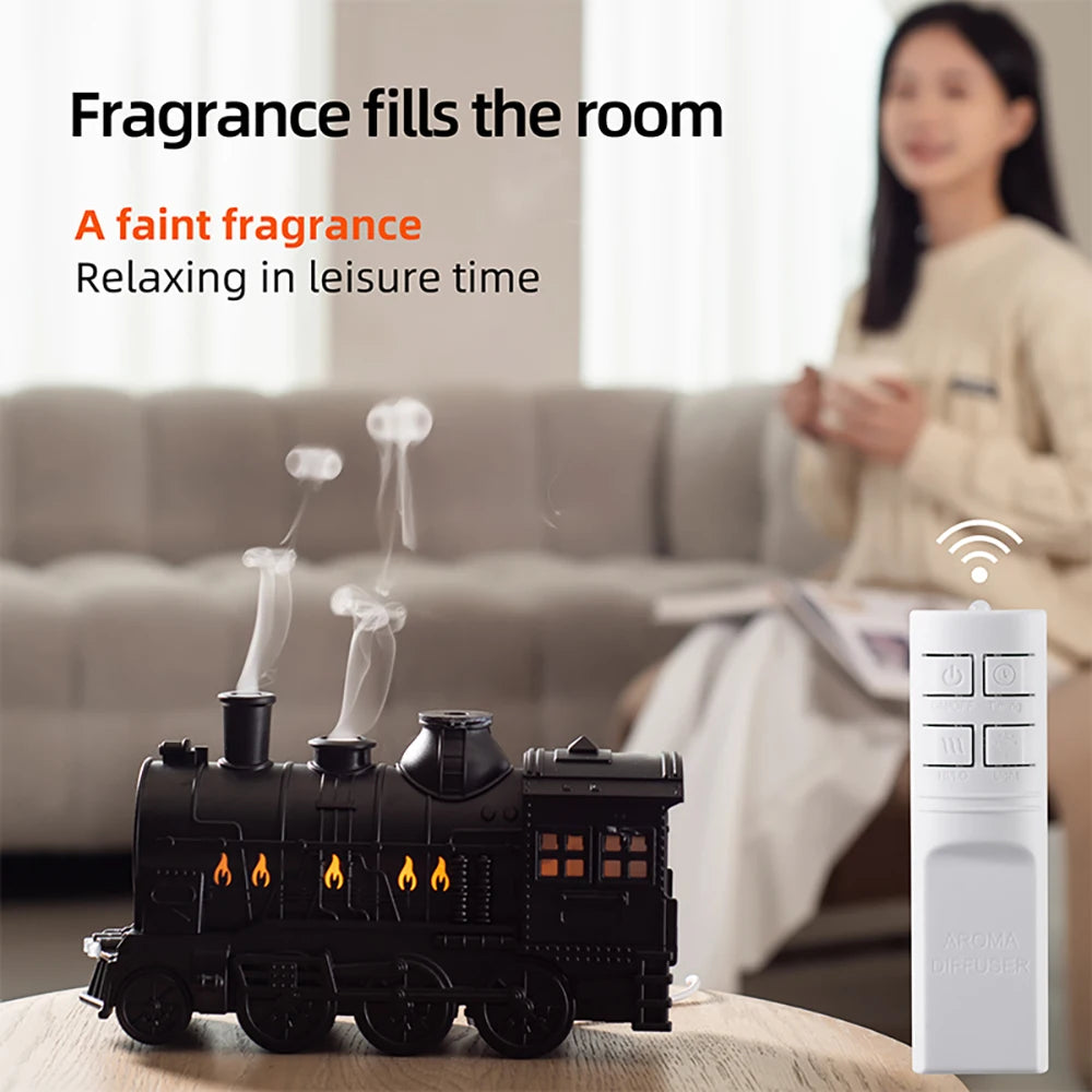 Humidificateur d'air rétro télécommandé, diffuseur d'aromathérapie ultrasonique