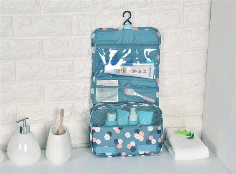 AiQInu Sac Organisateur De Maquillage De Voyage En Nylon Femmes