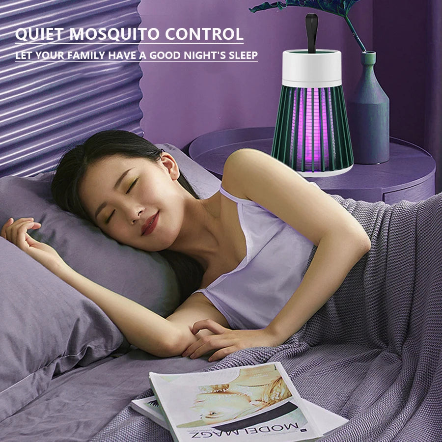 Portable Buzzbug Mosquito Killer, Mosquitoes Zapper pour Extérieur et Intérieur