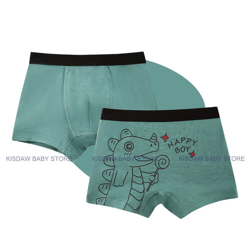 Sous-vêtements Culotte  Pour Garçon 4 Pcs/Lot - Dessine Dinosaures