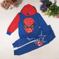 Dessin animé super-héros enfants costume bébé garçon vêtements ensemble printemps manteau enfant pantalon 2pcs pas cher