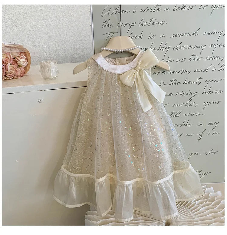 Luxe Vintage Robe Pour Fille 1-10 ans