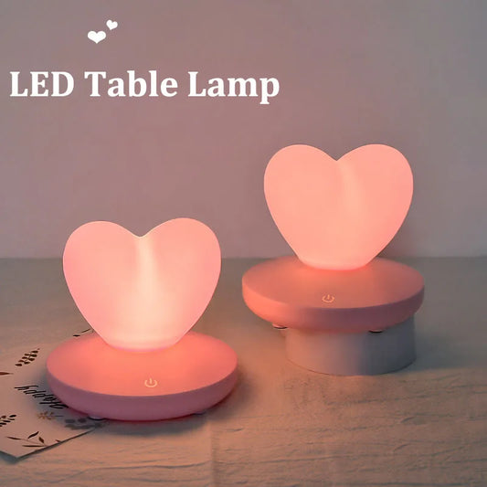 Lampes de Table Pour Noël Saint-Valentin Cadeaux Toucher Lampe D’ambiance De Chevet