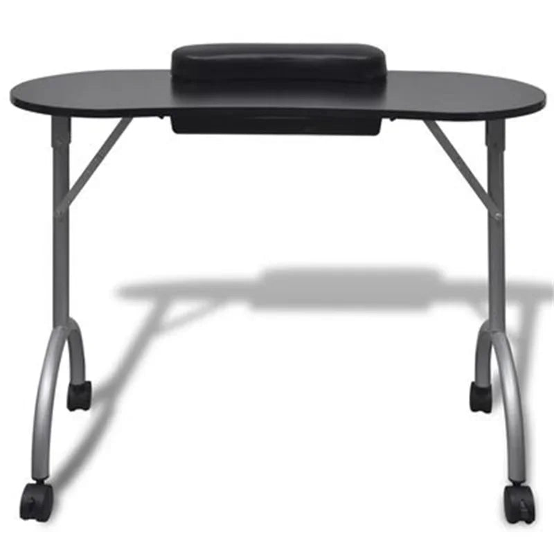 Table pliable Hope avec roulettes noires, pas cher